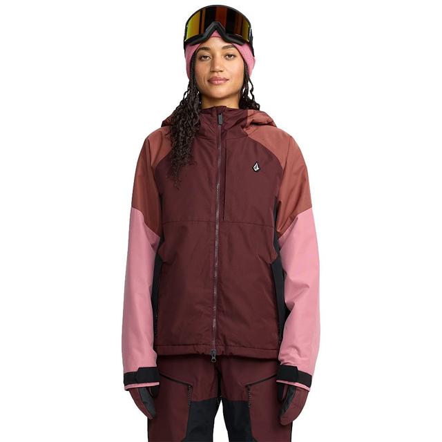 Volcom Women's Agate Insulated Snow Jacket Large - Oxblood | The House