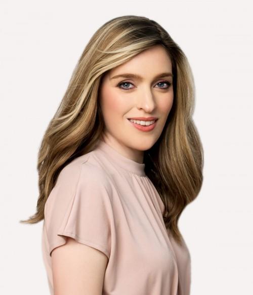 Clearance| 8.5"x9" Blake | Silk Part Remy Human Hair Topper With Layers | Left Part