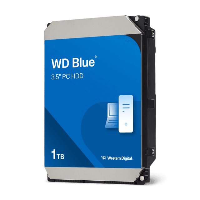 Western Digital 1TB WD 3.5in PC - Recertified, Blue Hard Drive - RWD10EZEX