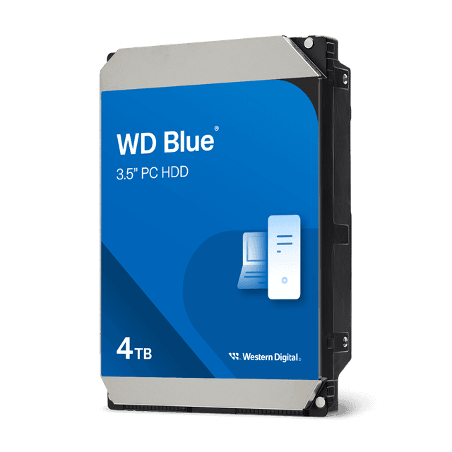Western Digital 4TB WD 3.5in PC - Recertified, Blue Hard Drive - RWD40EZAX