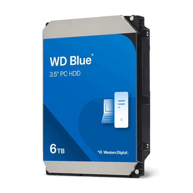 Western Digital 6TB WD 3.5in PC - Recertified, Blue Hard Drive - RWD60EZAX