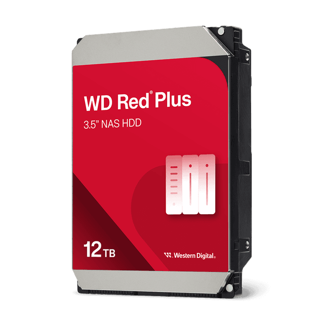 Western Digital 12TB WD Red™ Plus Network Attached Storage(NAS) Hard Drive - WD120EFGX