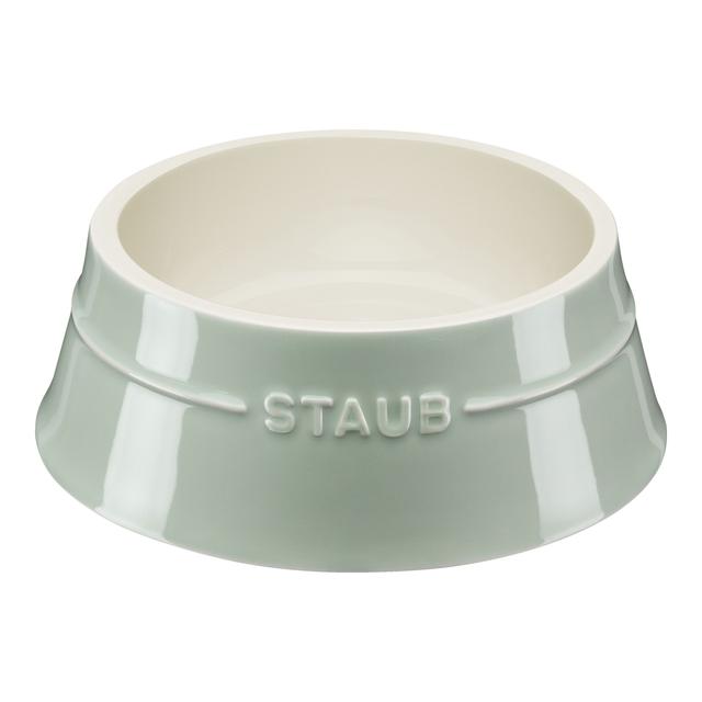 Staub Ceramique Pet Bowl 800 ml, ceramic, eucalyptus