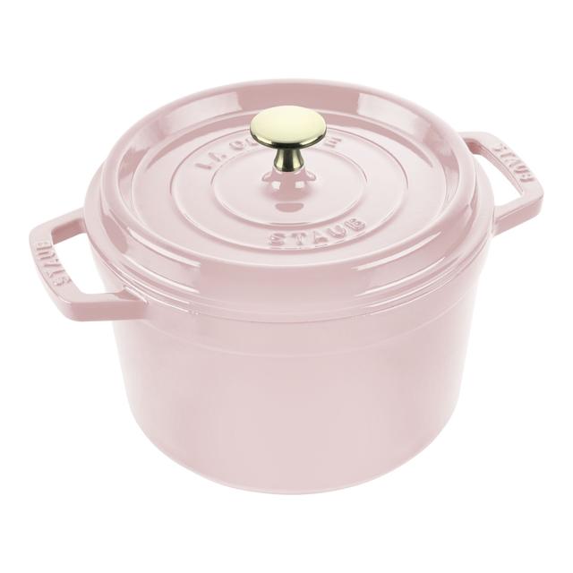 Staub La Cocotte 2.9 qt, Round, Deep Dutch Oven, Pink Peony - Factory Second