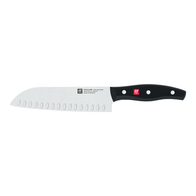 ZWILLING TWIN Signature 7-inch, Hollow Edge Santoku - Factory Second