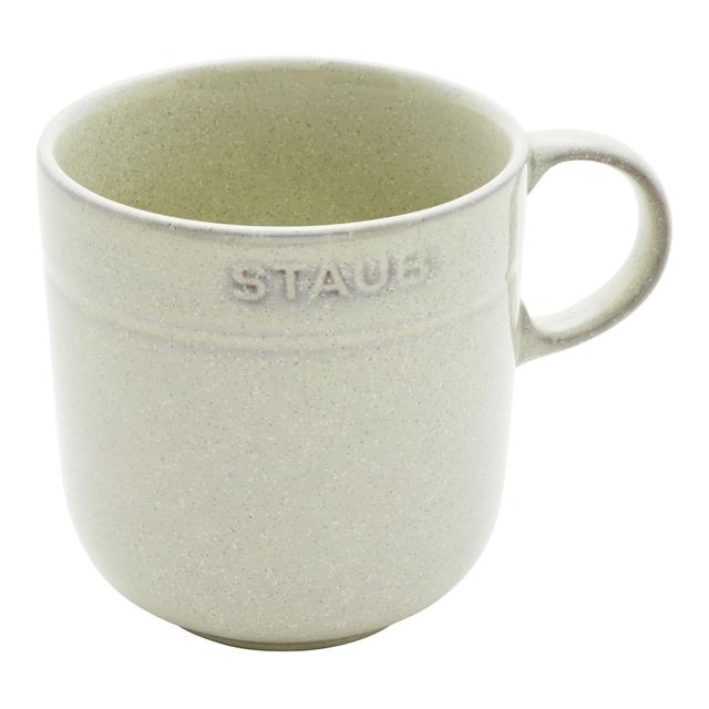 Staub Dining Line Large Mug Set 470 ml / 4 Piece, white truffle