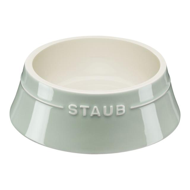 Staub Ceramique Pet Bowl 400 ml, ceramic, eucalyptus