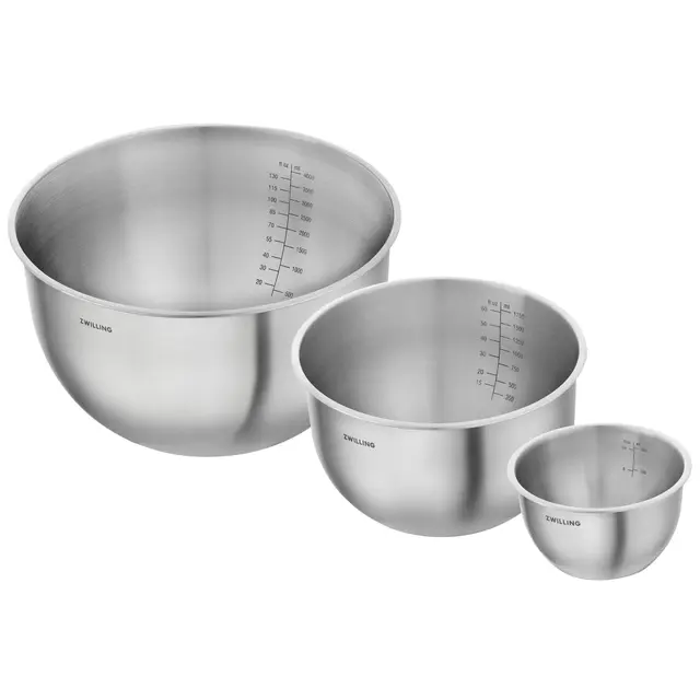 ZWILLING Fresh & Save BOWLS Bowl set S/M/L / 3 Piece, stainless steel, silver