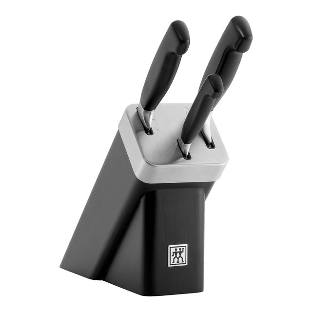 ZWILLING **** Four Star 4 Piece, Knife block set, black